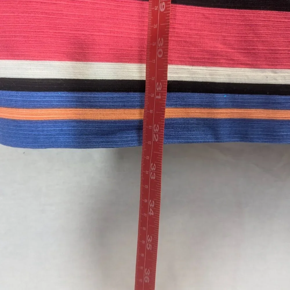 Kate Spade Tropical Stripe Mariam Dress, Fully Lined, Gold Zipper, Size 2